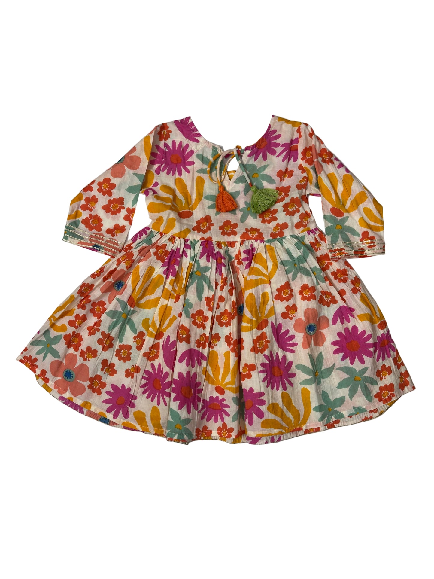 Multicolor Floral Print Sharara Set