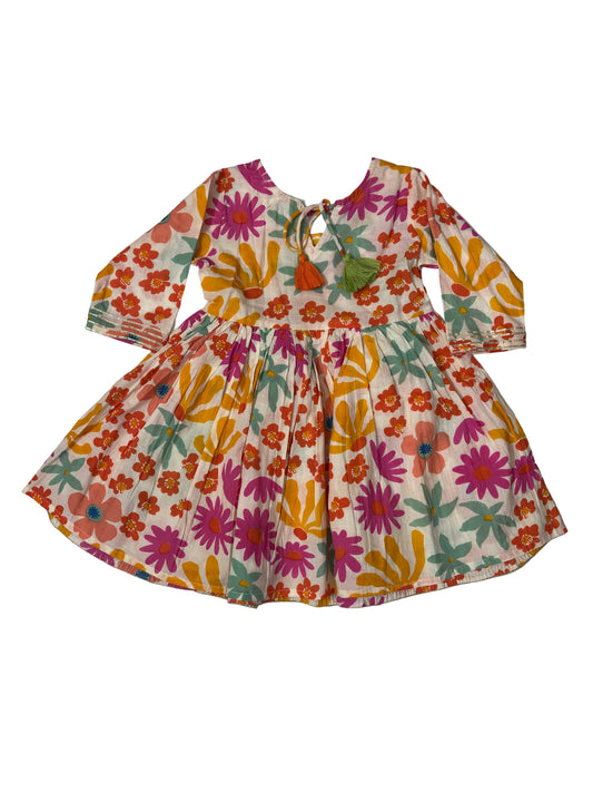 Multicolor Floral Print Sharara Set