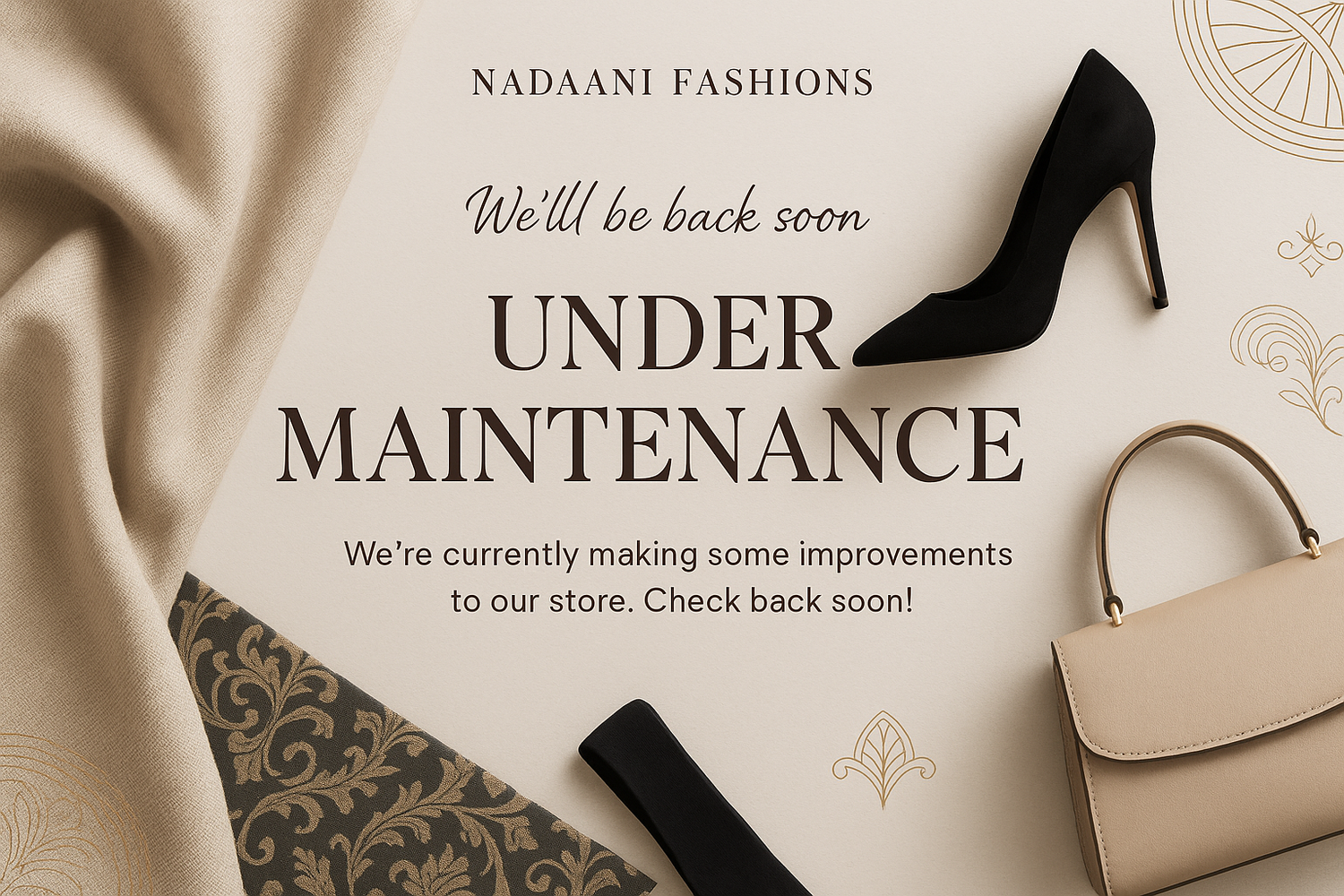 Maintenance Page Banner